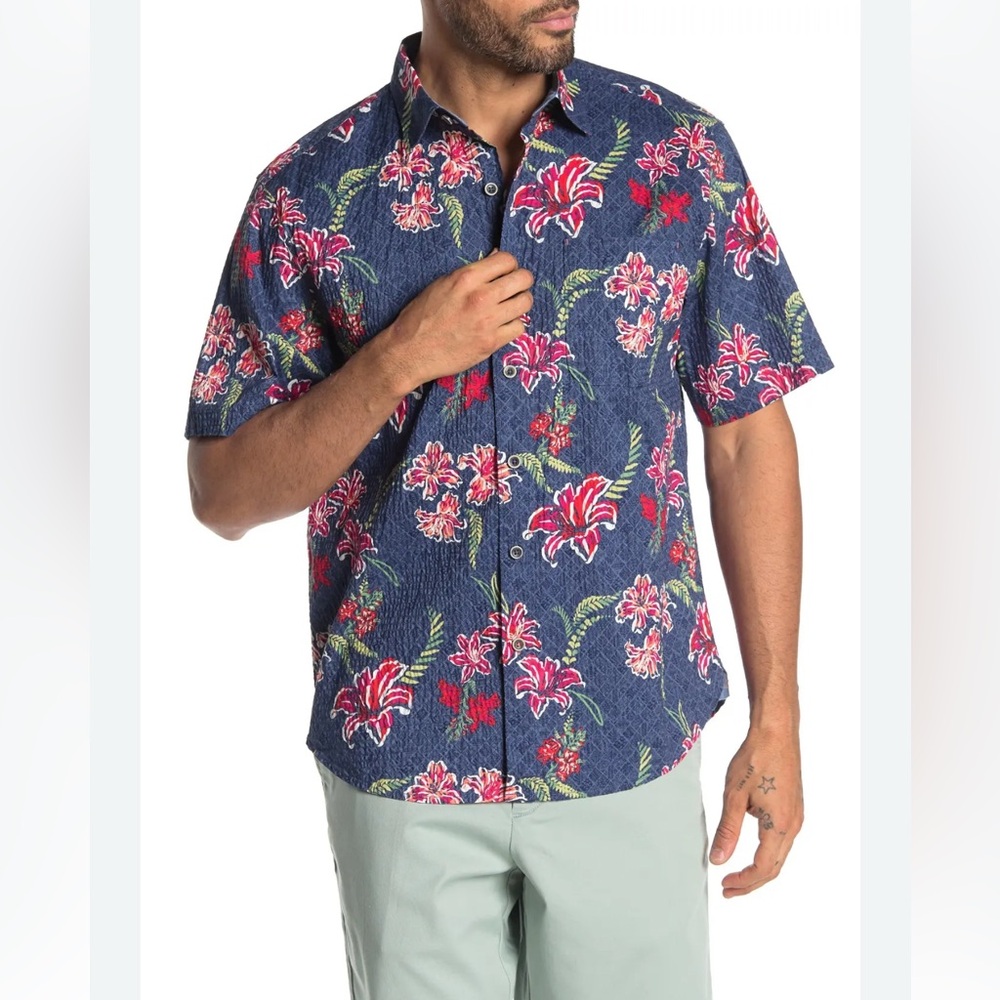 Tommy Bahama Navy Floral Shirt